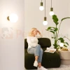 Plafon lampa sufitowa Halo szklana kula design G9 IP44 zielony oliwkowy perfektmarket (9).webp