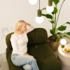 Plafon lampa sufitowa Halo szklana kula design G9 IP44 zielony oliwkowy perfektmarket (11).webp