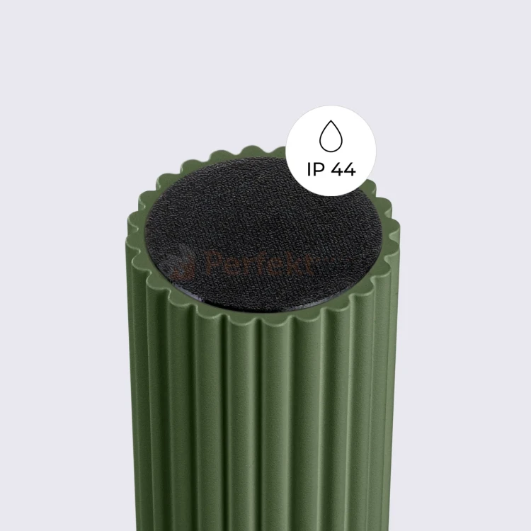 Plafon lampa sufitowa Halo szklana kula design G9 IP44 zielony oliwkowy perfektmarket.webp