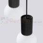 Lampa wisząca Halo 3P szklane kule design 3xG9 IP20 czarna perfektmarket (1).webp