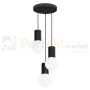 Lampa wisząca Halo 3P szklane kule design 3xG9 IP20 czarna perfektmarket (10).webp
