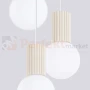 Lampa wisząca Halo 3P szklane kule design 3xG9 IP20 beżowa perfektmarket (7).webp