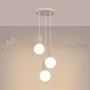 Lampa wisząca Halo 3P szklane kule design 3xG9 IP20 beżowa perfektmarket (8).webp