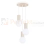 Lampa wisząca Halo 3P szklane kule design 3xG9 IP20 beżowa perfektmarket (5).webp