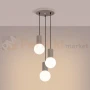 Lampa wisząca Halo 3P szklane kule design 3xG9 IP20 taupe perfektmarket (8).webp