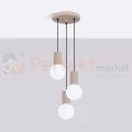 Lampa wisząca Halo 3P szklane kule design 3xG9 IP20 taupe perfektmarket (4).webp