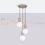 Lampa wisząca Halo 3P szklane kule design 3xG9 IP20 taupe perfektmarket (4).webp