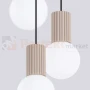 Lampa wisząca Halo 3P szklane kule design 3xG9 IP20 taupe perfektmarket.webp
