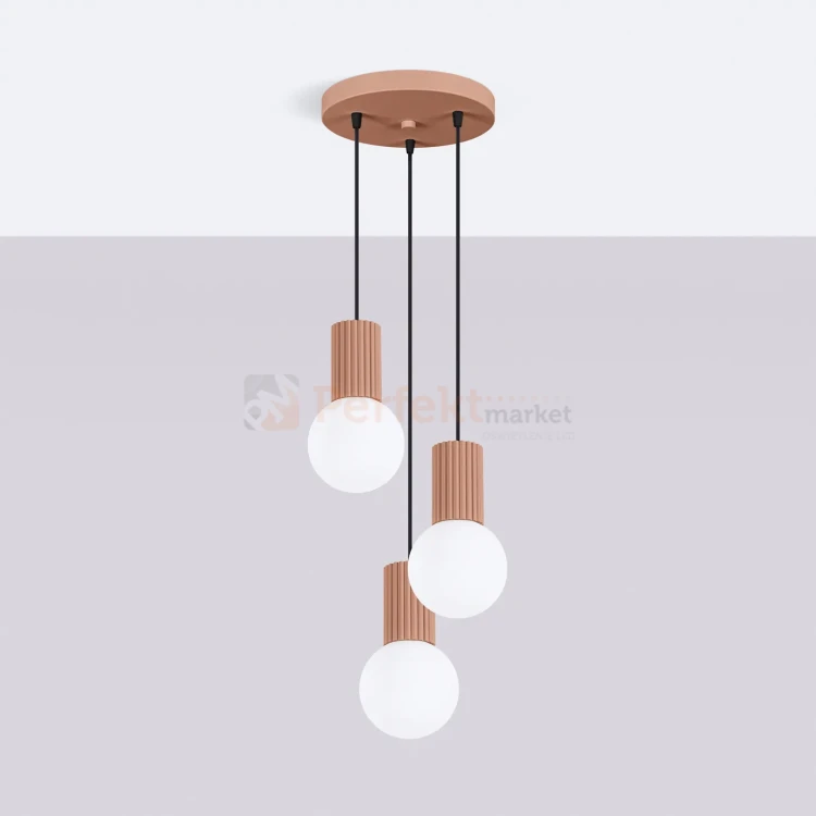 Lampa wisząca Halo 3P szklane kule design 3xG9 IP20 mocca perfektmarket (6).webp