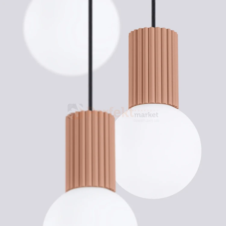 Lampa wisząca Halo 3P szklane kule design 3xG9 IP20 mocca perfektmarket (4).webp