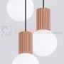 Lampa wisząca Halo 3P szklane kule design 3xG9 IP20 mocca perfektmarket (4).webp