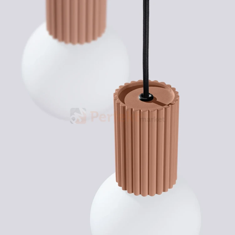Lampa wisząca Halo 3P szklane kule design 3xG9 IP20 mocca perfektmarket (3).webp
