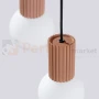 Lampa wisząca Halo 3P szklane kule design 3xG9 IP20 mocca perfektmarket (3).webp
