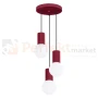 Lampa wisząca Halo 3P szklane kule design 3xG9 IP20 burgund perfektmarket (1).webp