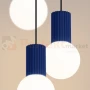 Lampa wisząca Halo 3P szklane kule design 3xG9 IP20 ultramaryna perfektmarket (8).webp