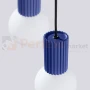 Lampa wisząca Halo 3P szklane kule design 3xG9 IP20 ultramaryna perfektmarket (6).webp