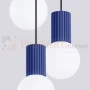 Lampa wisząca Halo 3P szklane kule design 3xG9 IP20 ultramaryna perfektmarket (4).webp