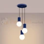 Lampa wisząca Halo 3P szklane kule design 3xG9 IP20 ultramaryna perfektmarket.webp
