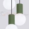 Lampa wisząca Halo 3P szklane kule design 3xG9 IP20 zielona oliwka perfektmarket (7).webp