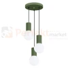 Lampa wisząca Halo 3P szklane kule design 3xG9 IP20 zielona oliwka perfektmarket (6).webp