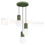 Lampa wisząca Halo 3P szklane kule design 3xG9 IP20 zielona oliwka perfektmarket (6).webp