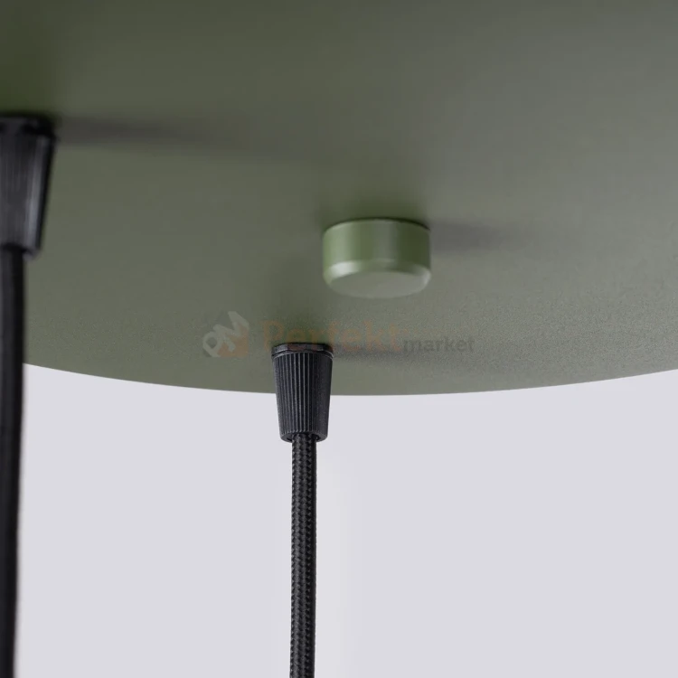 Lampa wisząca Halo 3P szklane kule design 3xG9 IP20 zielona oliwka perfektmarket (2).webp