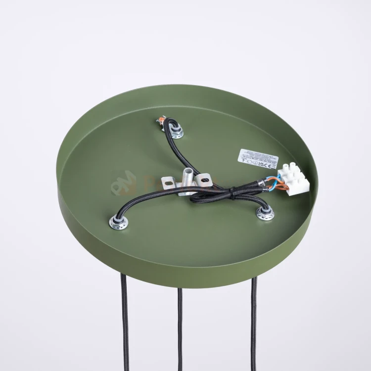 Lampa wisząca Halo 3P szklane kule design 3xG9 IP20 zielona oliwka perfektmarket.webp