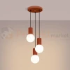 Lampa wisząca Halo 3P szklane kule design 3xG9 IP20 ochra czerwona perfektmarket (4).webp