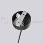 Lampa wisząca żyrandol Halo 6 szklane kule design 6xG9 IP20 czarny perfektmarket (8).webp