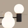 Lampa wisząca żyrandol Halo 6 szklane kule design 6xG9 IP20 czarny perfektmarket (5).webp