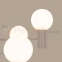Lampa wisząca żyrandol Halo 6 szklane kule design 6xG9 IP20 taupe perfektmarket (8).webp