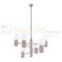 Lampa wisząca żyrandol Halo 6 szklane kule design 6xG9 IP20 taupe perfektmarket (2).webp