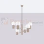 Lampa wisząca żyrandol Halo 6 szklane kule design 6xG9 IP20 taupe perfektmarket (3).webp