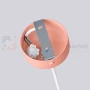 Lampa wisząca żyrandol Halo 6 szklane kule design 6xG9 IP20 brzoskwiniowy perfektmarket (7).webp