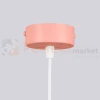 Lampa wisząca żyrandol Halo 6 szklane kule design 6xG9 IP20 brzoskwiniowy perfektmarket (6).webp