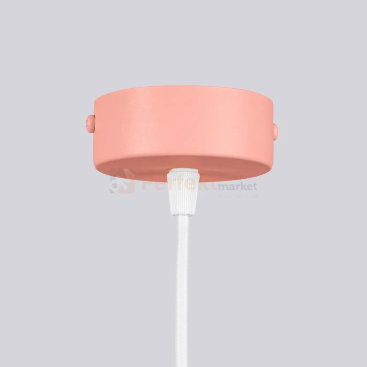 Lampa wisząca żyrandol Halo 6 szklane kule design 6xG9 IP20 brzoskwiniowy perfektmarket (6).webp