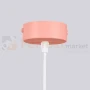 Lampa wisząca żyrandol Halo 6 szklane kule design 6xG9 IP20 brzoskwiniowy perfektmarket (6).webp