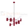 Lampa wisząca żyrandol Halo 6 szklane kule design 6xG9 IP20 burgund perfektmarket (8).webp