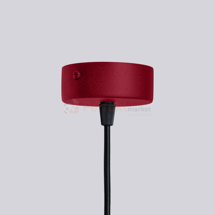 Lampa wisząca żyrandol Halo 6 szklane kule design 6xG9 IP20 burgund perfektmarket (7).webp