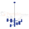 Lampa wisząca żyrandol Halo 6 szklane kule design 6xG9 IP20 ultramaryna perfektmarket (4).webp