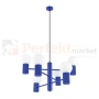 Lampa wisząca żyrandol Halo 6 szklane kule design 6xG9 IP20 ultramaryna perfektmarket (4).webp