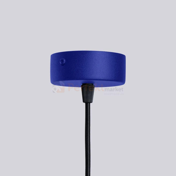Lampa wisząca żyrandol Halo 6 szklane kule design 6xG9 IP20 ultramaryna perfektmarket (2).webp