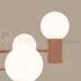 Lampa wisząca żyrandol Halo 6 szklane kule design 6xG9 IP20 mocca perfektmarket (8).webp