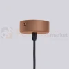 Lampa wisząca żyrandol Halo 6 szklane kule design 6xG9 IP20 mocca perfektmarket (7).webp