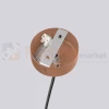 Lampa wisząca żyrandol Halo 6 szklane kule design 6xG9 IP20 mocca perfektmarket (1).webp