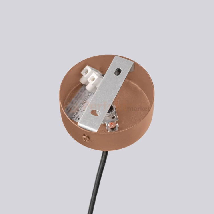 Lampa wisząca żyrandol Halo 6 szklane kule design 6xG9 IP20 mocca perfektmarket (1).webp