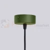 Lampa wisząca żyrandol Halo 6 szklane kule design 6xG9 IP20 zielony oliwkowy perfektmarket (2).webp