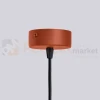 Lampa wisząca żyrandol Halo 6 szklane kule design 6xG9 IP20 ochra czerwona perfektmarket (4).webp