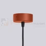 Lampa wisząca żyrandol Halo 6 szklane kule design 6xG9 IP20 ochra czerwona perfektmarket (4).webp