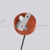 Lampa wisząca żyrandol Halo 6 szklane kule design 6xG9 IP20 ochra czerwona perfektmarket (2).webp